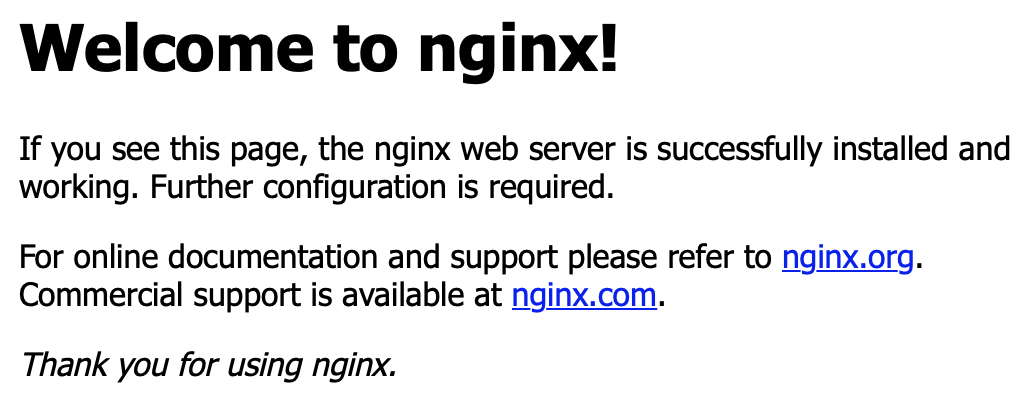 nginx default folder